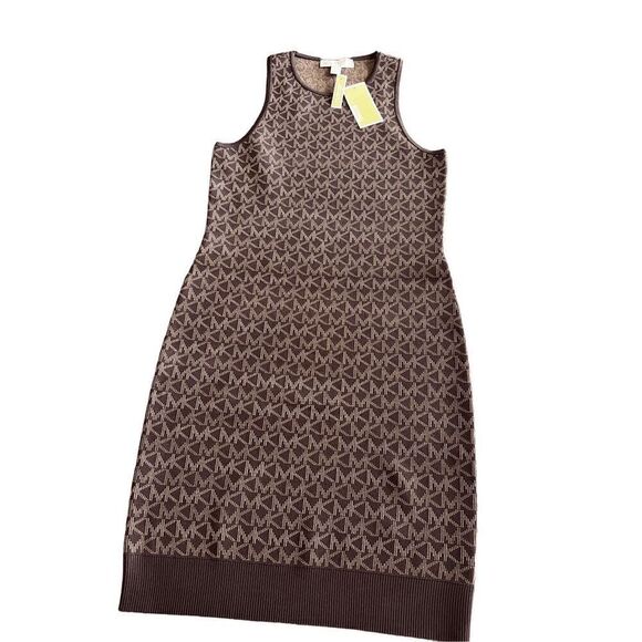 MICHAEL KORS Logo Jacquard Tank Dress - Picture 4 of 7